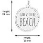 Vanbelle Sterling Silver Jewelry ''Beach-Theme'' Multi-Charm Beach Necklace with Rhodium Plating for Women and Girls Vanbelle Sterling Silver Jewelry ''Beach-Theme'' Multi-Charm Beach Necklace with Rhodium Plating for Women and Girls