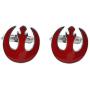 CENWA Star W Cufflinks Rebel Alliance Cufflinks Sci Fi Geek Movie Cufflinks Jewelry Gift for Fans