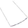 Morse Code Necklace Sterling Silver Beads on Silk Cord Inspirational Birthday Gift for Women Girls