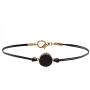 HUNO 3Pcs/Set Druzy Charm Leather Cord Choker Necklace Double Chain Crystal Necklace