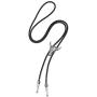 AZORA Western Cowboy Bolo Tie Men Leather Necktie Rope Cord Pendant Necklace Braided Jewelry for Men Kids Boy Girl