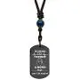 KTENME to Nephew Pendant Necklace Aunt Love Inspirational Dog Tag Neck Lace Christmas Birthday Long Distance Gift