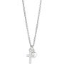 Molly B London First Communion Cross Necklace for Girls - Sterling Silver & Freshwater Pearl Pendant Ideal for Confirmation Gift