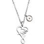 Mustard Seed Faith Love Heart Pendant Necklace Religious Jewelry Gift