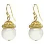 1928 Jewelry Gold-Tone Simulated Pearl Drop Earrings 1928 Jewelry Gold-Tone Simulated Pearl Drop Earrings
