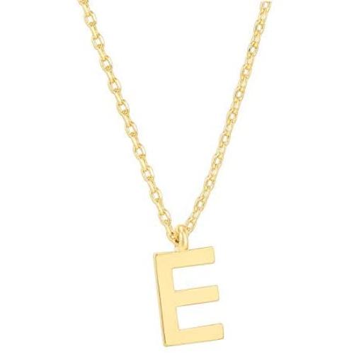 PAVOI 14K Gold Plated Initial Necklace | Letter Necklaces for Women