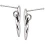 Silpada Droplet Double Disc Drop Earrings in Rhodium-Plated Sterling Silver
