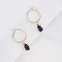 Humble Chic Simulated Druzy Hoop Earrings - Boho Teardrop Created Geode Stone Charm Dangle Drop Threader Loops for Women - Bohemian Sparkly Pendants Humble Chic Simulated Druzy Hoop Earrings - Boho Teardrop Created Geode Stone Charm Dangle Drop Threader Loops for Women - Bohemian Sparkly Pendants