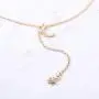 Jakawin Moon Pendant Necklace Jewelry Chain with Crystals for Women and Men NK015 Jakawin Moon Pendant Necklace Jewelry Chain with Crystals for Women and Men NK015