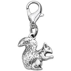 AKTAP Squirrel Lover Gift Squirrel Zipper Pull Squirrel Jewelry Animal Lover Gift for Best Friend