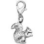 AKTAP Squirrel Lover Gift Squirrel Zipper Pull Squirrel Jewelry Animal Lover Gift for Best Friend