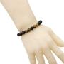 MengPa Lava Rock Bracelet Yoga Aromatherapy Anxiety Essential Oil Diffuser Volcanic Stone Bead Bangle for Women Men