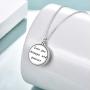 POPLYKE Cremation Necklace Jewelry for Ashes for Women Sterling Silver Flower of Life Urn Ashes Necklace