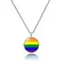 Gzrlyf Gay Pride Necklace Rainbow Pendant Necklace Gay Lesbian LGBT Pride Jewelry Gzrlyf Gay Pride Necklace Rainbow Pendant Necklace Gay Lesbian LGBT Pride Jewelry