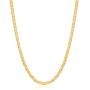 Womens Chain Necklace, Mens Gold Chain Necklace | Barzel 18K Gold Plated Flat Mariner / Marina 3MM, 3.5MM, 4.5MM, 5MM, 6MM, 8MM Chain Necklace