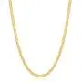 Womens Chain Necklace, Mens Gold Chain Necklace | Barzel 18K Gold Plated Flat Mariner / Marina 3MM, 3.5MM, 4.5MM, 5MM, 6MM, 8MM Chain Necklace