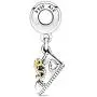 PANDORA Baby Shoe 925 Sterling Silver Dangle Charm - 799075C00 PANDORA Baby Shoe 925 Sterling Silver Dangle Charm - 799075C00