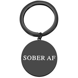 MAOFAED 1 Year 2 Years 3 Years 4Years 5 Years Sobriety Anniversary Keychain Sobriety Gift Sobriety Keychain AA Recovery Jewelry AA Gift