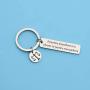 WSNANG MLK Jr Quote Injustice Anywhere is a Threat to Justice Everywhere Keychain Equality Peace Jewelry Black Pride Gift