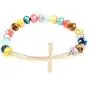 RIAH FASHION Religious Cross Bead Stacking Beaded Stretch Statement Bracelets - Inspirational Message Sparkly Crystal, Wood Bible Christian Prayer Bangle Set RIAH FASHION Religious Cross Bead Stacking Beaded Stretch Statement Bracelets - Inspirational Message Sparkly Crystal, Wood Bible Christian Prayer Bangle Set