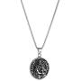 AsAlways Saint Joseph Necklace Stainless Steel Catholic Patron Saints Medal Jewelry, Traveler Medallion Blessings Gift
