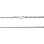 925 Sterling Silver 2MM Wheat Chain Lobster Claw Clasp 16-30 Inch