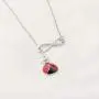 WUSUANED Good Luck Ladybug Keychain When She Swoops In It Remind Us Not Be Let Worries Cloud A Single Day Ladybug Lover Gift