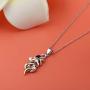 WUSUANED Phoenix Bird Necklace Fire Bird Necklace Inspirational Jewelry Gift for Women