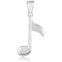 Music Jewelry 925 Sterling Silver Eighth Note Pendant Music Jewelry 925 Sterling Silver Eighth Note Pendant