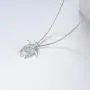 FANCIME October Birthstone 925 Sterling Silver Sea Turtle Necklace/Stud Earrings Created Blue/White Fire Opal Pendant Fine Jewelry for Women FANCIME October Birthstone 925 Sterling Silver Sea Turtle Necklace/Stud Earrings Created Blue/White Fire Opal Pendant Fine Jewelry for Women