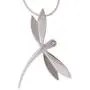 Good Luck Gift Women Cubic Zirconia Stainless Steel Dragonfly Pendant Chain Necklace 18 inch Jewelry Good Luck Gift Women Cubic Zirconia Stainless Steel Dragonfly Pendant Chain Necklace 18 inch Jewelry