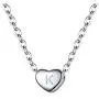 BriLove Womens 925 Sterling Silver Tiny Initial Heart Pendant Choker Necklace BriLove Womens 925 Sterling Silver Tiny Initial Heart Pendant Choker Necklace