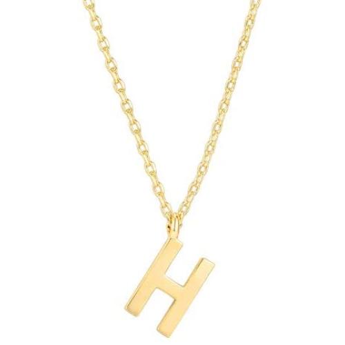 PAVOI 14K Gold Plated Initial Necklace | Letter Necklaces for Women