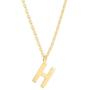 PAVOI 14K Gold Plated Initial Necklace | Letter Necklaces for Women