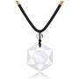 Top Plaza Hexagram Star Healing Crystal Stone Pendant Necklaces Adjustable Natural Gemstone Necklace Reiki Quartz Jewelry for Men Women
