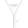 LittleB Vertical Bar Pendent Necklace Silver Decorative Long Necklaces Chain Prom Jewelry for Women and Girls