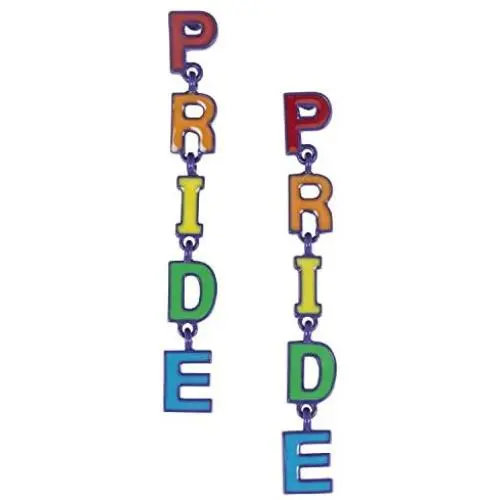Madison Tyler Pride Collection, PRIDE Rainbow Dangle Post Earrings for Women Gay Lesbian LGBT Jewelry Madison Tyler Pride Collection, PRIDE Rainbow Dangle Post Earrings for Women Gay Lesbian LGBT Jewelry