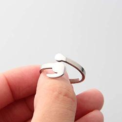 SEIRAA Semicolon Ring Inspirational Motivational Ring Recovery Suicide Awareness Jewelry Semicolon Jewelry for Women