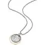 Graduated Circles 925 Sterling Silver and 14k Gold Filled Multi Hoops Drop Pendant Graduated Circles 925 Sterling Silver and 14k Gold Filled Multi Hoops Drop Pendant