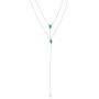 Silpada Double-Y Reversible Lariat Necklace with Compressed Turquoise in Sterling Silver