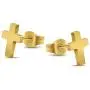 Stainless Steel Mini Cross Stud Earrings for Men Women Ear Piercing Jewelry Earrings Stainless Steel Mini Cross Stud Earrings for Men Women Ear Piercing Jewelry Earrings
