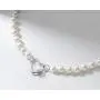 Long Pearl Necklaces Freshwater Cultured Pearls Strand Necklace with Heart Clasp Costume Wedding Beaded 6-7mm/7-8mm/8-9mm/9-10mm/10-11mm Pearl Jewelry Gift for Women Mothers Girls 18/20/36 Inches