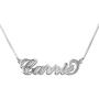 MyNameNecklace Small Name Necklace - Small Carrie Pendant - Custom Personalized Nameplate Inscription Jewelry for Women