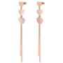 Jertom 14K Gold Plated Stud Earrings, Drop Dangle Long Earrings, Fashion Jewelry for Women Girls