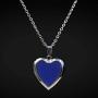 FM FM42 Temperature Sensing Color Changing Pendant Necklace with 19.29'' Stainless Steel Rolo Chain (18 Styles)
