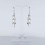 Pepe Dominguez 925 Sterling Silver Ribbon Falling in a Spiral Drop Earrings