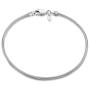 Amberta 925 Sterling Silver 1.9 mm Snake Chain Bracelet Size 7'' 7.5'' 8'' in