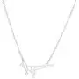Stainless Steel Gold Plated Dinosaur Necklace Unique Pendant Minimalist Cute Jewelry