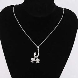 AKTAP Fish Hook Pendant Necklace Fisherman Jewelry Fishing Enthusiast Gift for Him Her