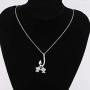 AKTAP Fish Hook Pendant Necklace Fisherman Jewelry Fishing Enthusiast Gift for Him Her